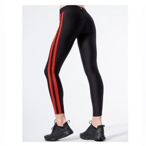 Ultracor double red stripe leggings